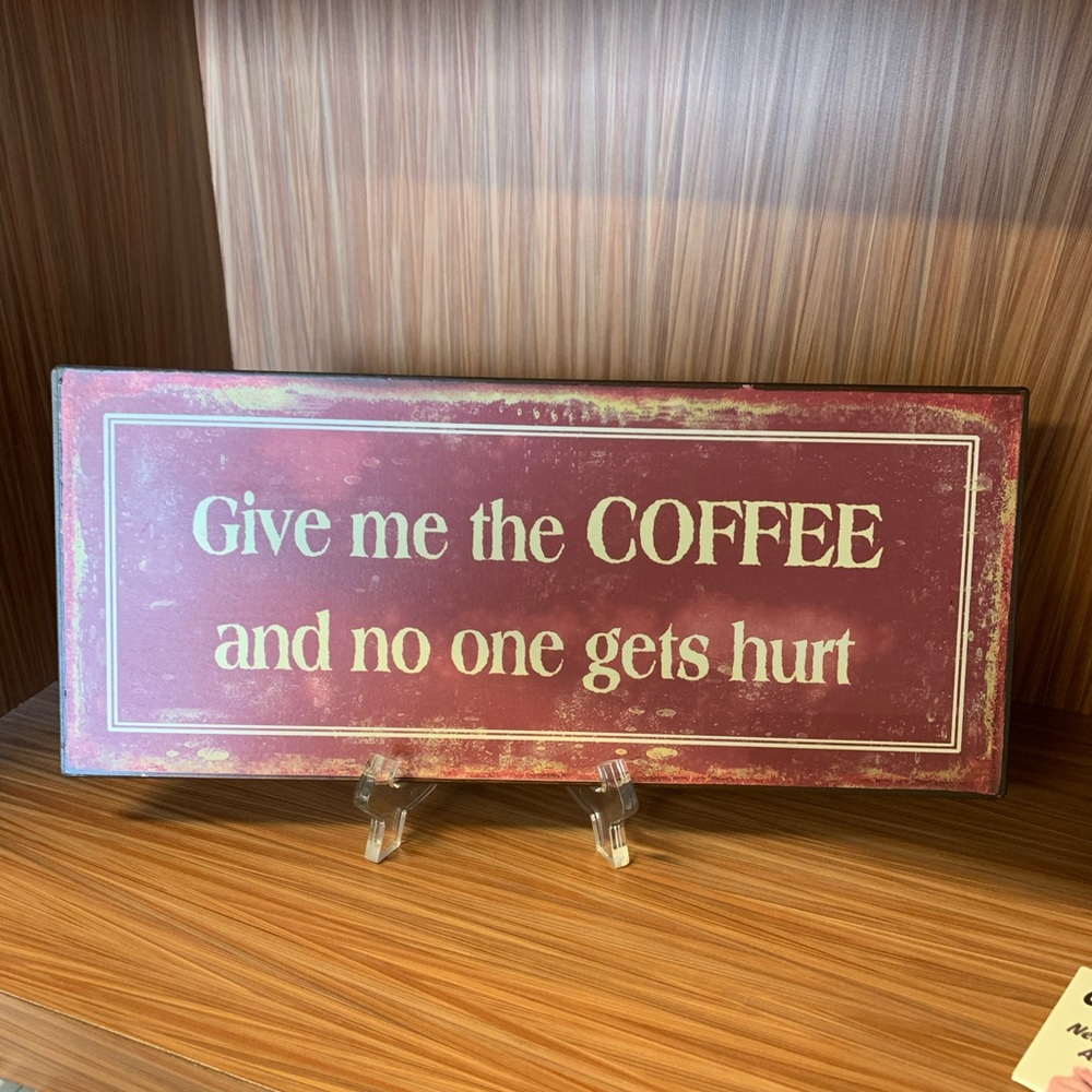Metal Coffee Sign